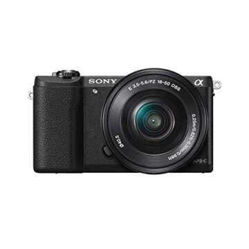Sony Alpha a5100 Mirrorless Digital Camera w/ 16-50mm Lens & 64GB SD Card Bundle