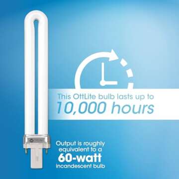 OttLite Slimline Desk Lamp - Perfect for Home & Office