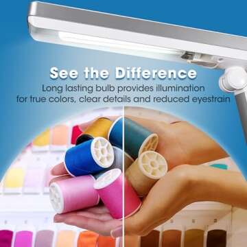 OttLite Slimline Desk Lamp - Perfect for Home & Office