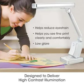 OttLite Slimline Desk Lamp - Perfect for Home & Office