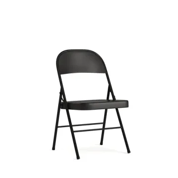Durable Flash Furniture HERCULES Folding Chair - Stylish & Sturdy Seating