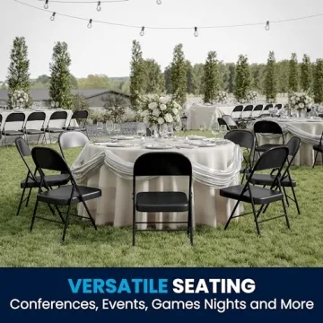 Durable Flash Furniture HERCULES Folding Chair for All Events