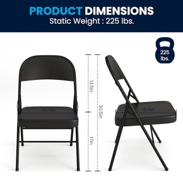 Durable Flash Furniture HERCULES Folding Chair for All Events