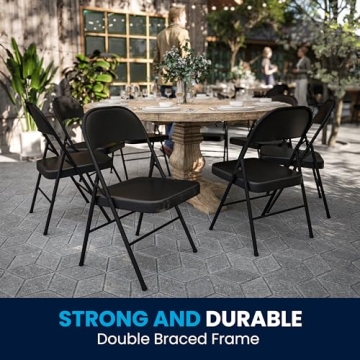 Durable Flash Furniture HERCULES Folding Chair for All Events