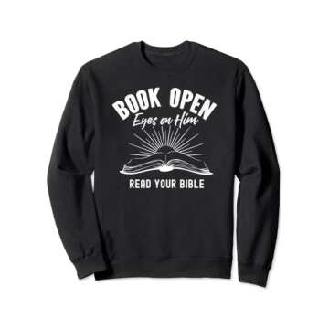 Book Open Eyes On Him Sweatshirt