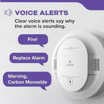 Kidde Smoke & Carbon Monoxide Detector - Dual Alert System