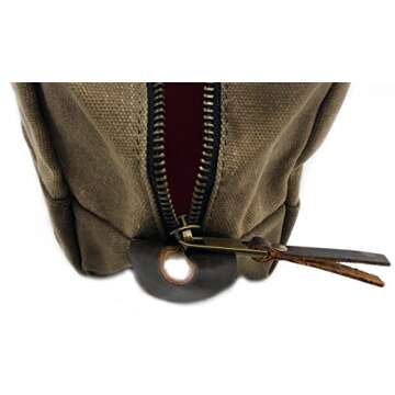 FAT FELT Durable Waxed Canvas DOPP KIT for Everyday Adventures