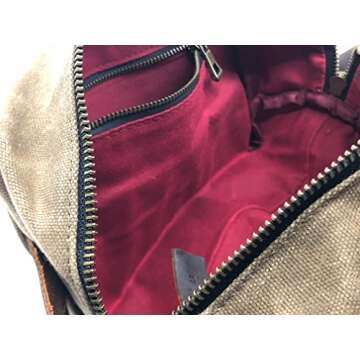 FAT FELT Durable Waxed Canvas DOPP KIT for Everyday Adventures