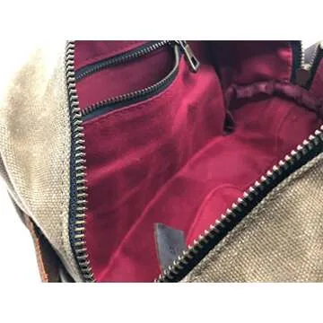 FAT FELT Durable Waxed Canvas DOPP KIT for Everyday Adventures