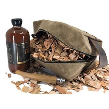 FAT FELT Durable Waxed Canvas DOPP KIT for Everyday Adventures