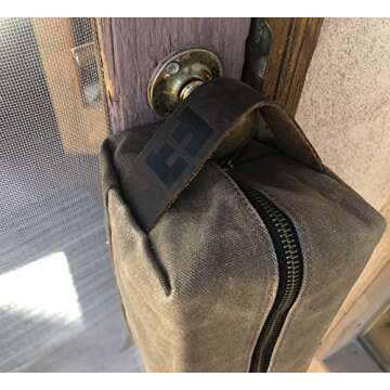 FAT FELT Durable Waxed Canvas DOPP KIT for Everyday Adventures