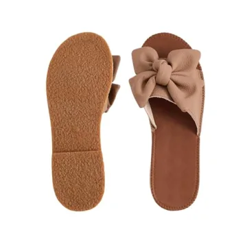 Verdusa Bow Knot Open Toe Flat Sandals - Summer Comfort