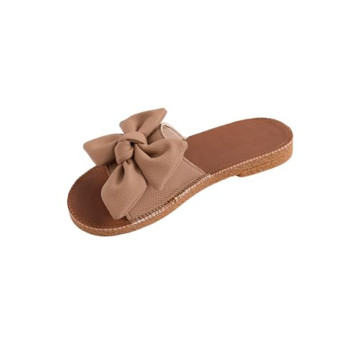 Verdusa Bow Knot Open Toe Flat Sandals - Summer Comfort