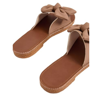 Verdusa Bow Knot Open Toe Flat Sandals - Summer Comfort