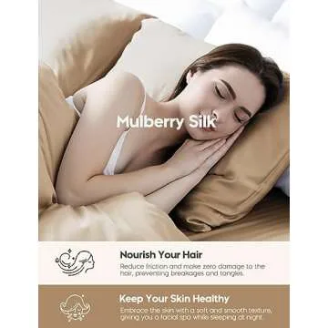 Luxury 100% Mulberry Silk Pillowcase for All