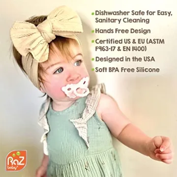 RaZbaby RaZbuddy RaZberry Teether - BPA Free Bunny Holder