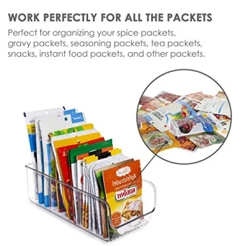 Vtopmart Food Packet Organizers for Kitchen Storage