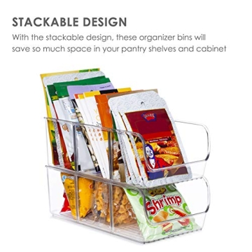 Vtopmart Food Packet Organizers for Kitchen Storage