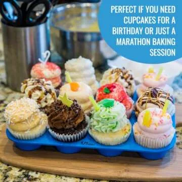 Durable White Baking Cups - 300-Pack Perfect for Muffins