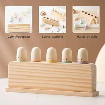 Wooden Pop-Up Toy for Toddlers | Fun & Educational Toy