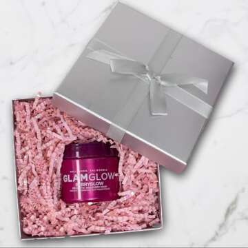 MagicWater Supply - 4 oz - Diamond Light Pink - Crinkle Cut Paper Shred Filler great for Gift Wrapping, Basket Filling, Birthdays, Weddings, Anniversaries, Valentines Day, and other occasions