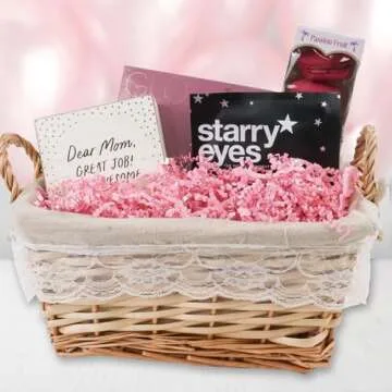 MagicWater Supply - 4 oz - Diamond Light Pink - Crinkle Cut Paper Shred Filler great for Gift Wrapping, Basket Filling, Birthdays, Weddings, Anniversaries, Valentines Day, and other occasions