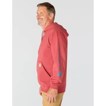 Carhartt Men's Comfortable Midweight Sweatshirt with Drawcord Hood