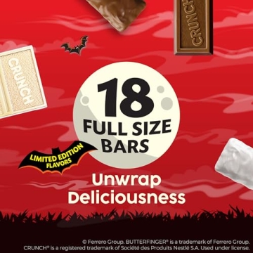 Butterfinger & CRUNCH Bulk Candy Bar Variety Pack 18-Count