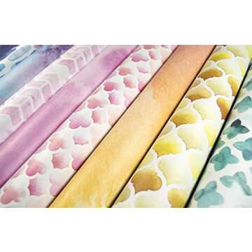 Craft Consortium Double-Sided Paper Pad 12"X12" 30/Pkg-Watercolors, 20 Designs