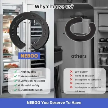 DA99-04158A Refrigerator Snap Rings Height Adjustment Door Hinge Shim Compatible with Samsung DA60-00314A, DA60-00314B, DA60-00314C, DA60-00314D, 3282540, PS6448337 AP5668209