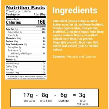 Delicious No Sugar Keto Bars - Variety Pack for Low-Carb Diets