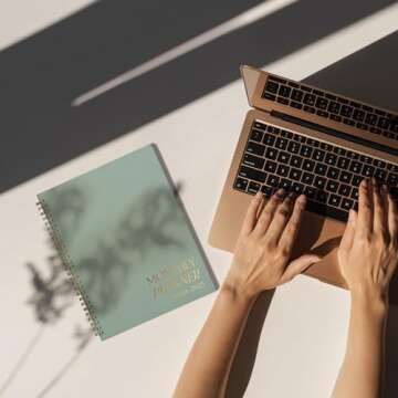 Stylish Monthly Planner for 2024-2025 Productivity