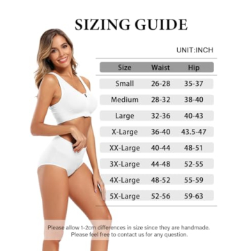 Molasus Women's Cotton High Waisted Underwear Comfort Support