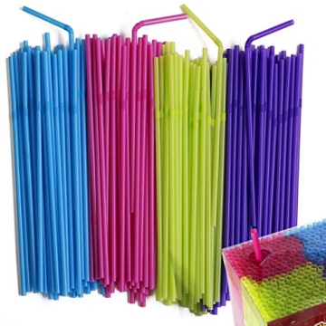 Hanamal Colored Flexible Drinking Straws Pack of 450
