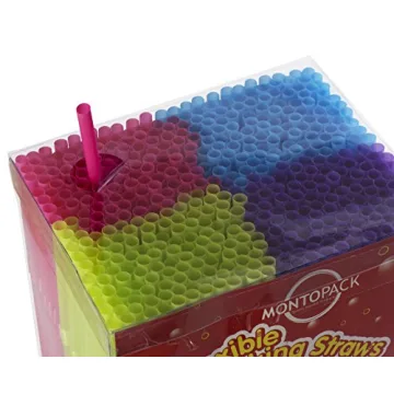 Hanamal Colored Flexible Drinking Straws Pack of 450