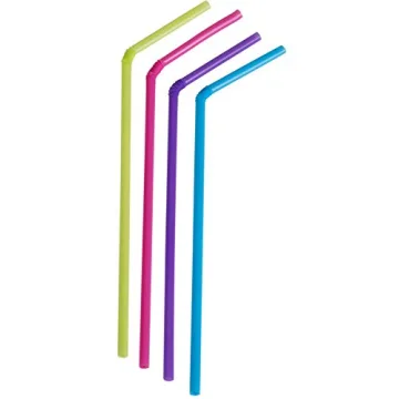 Hanamal Colored Flexible Drinking Straws Pack of 450