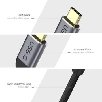 QGeeM USB-C to HDMI Adapter for 4K Streaming