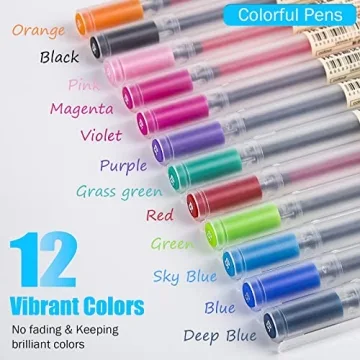BEIWO Premium Gel Pens for Smooth Writing and Creativity