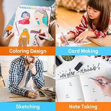 BEIWO Premium Gel Pens for Smooth Writing and Creativity