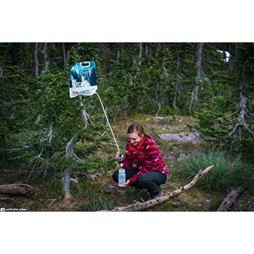 Sawyer Products SP160 One Gallon Gravity Water Filtration System w/Dual-Threaded Mini Filter, Blue/White/Clear