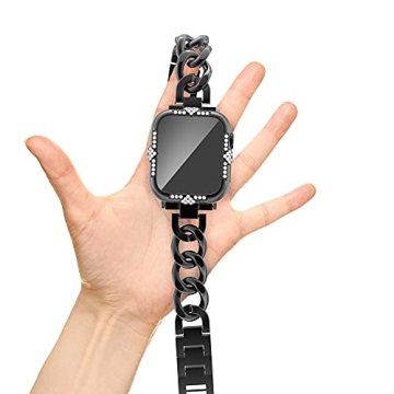 Falandi Apple Watch Case 40mm with Rhinestones for Women