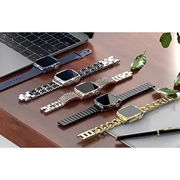 Falandi Apple Watch Case 40mm with Rhinestones for Women