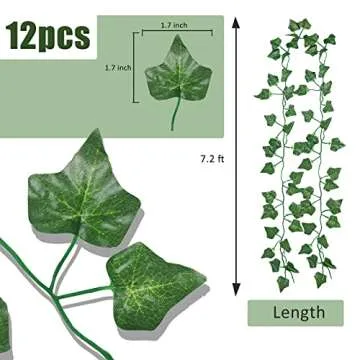 RECUTMS 86 FT Artificial Ivy Fake Greenery Leaf Garland Plants Vine Foliage Flowers Hanging for Wedd...