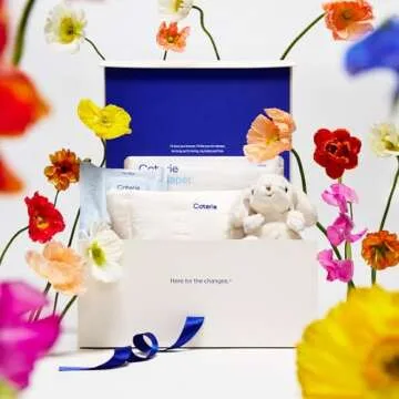 Coterie Newborn Gift Set with Eco-Friendly Diapers and Wipes