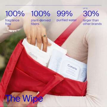 Coterie The Newborn Gift Set, Diapers Newborn (31 Count) Size 1 (33 Count) 1 Wipe Pack (18 Count) Made with Plant Derived Fibers, Hypoallergenic, Designed for Sensitive Skin, Clean Ingredients