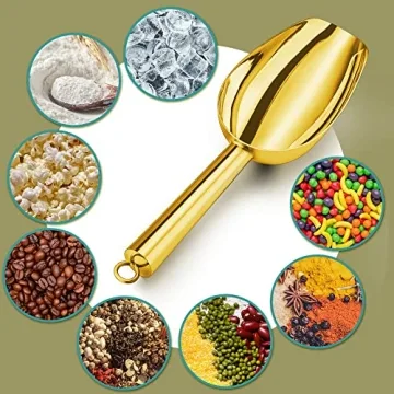 LIANYU Mini Ice Scoop Set Durable and Elegant Kitchen Tool