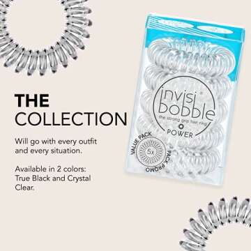 Invisibobble Power Hair Ties - Strong, Kink-Free & Stylish