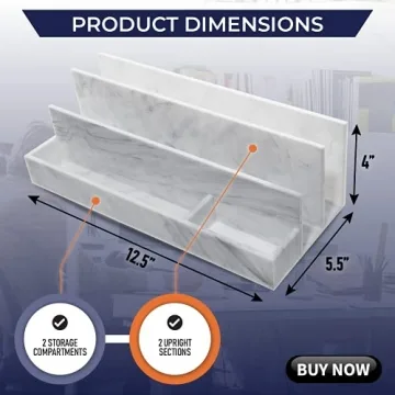 Modern Acrylic Desk Organizer for Stylish Office Supplies