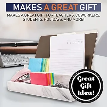 Modern Acrylic Desk Organizer for Stylish Office Supplies