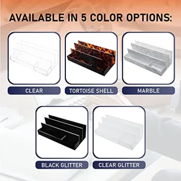 Modern Acrylic Desk Organizer for Stylish Office Supplies